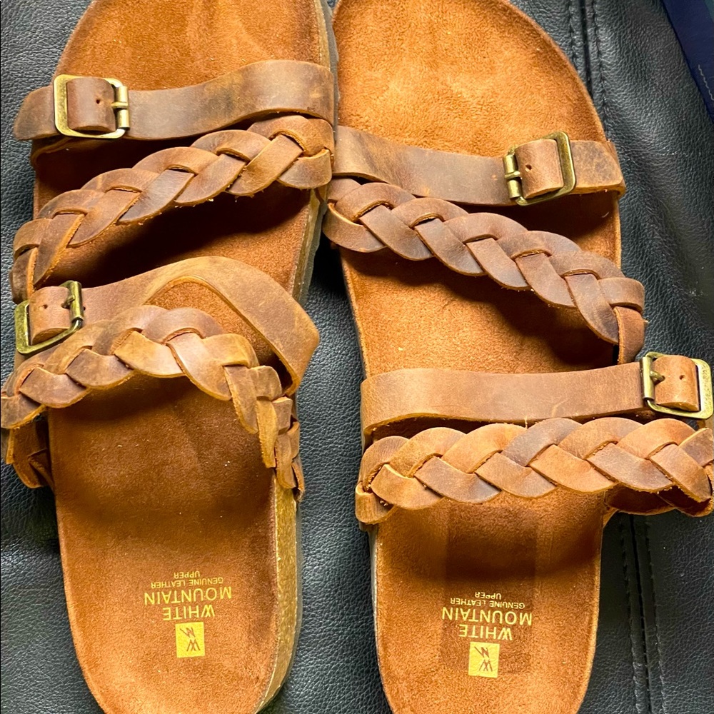White Mountain sandals. New in box. Size 11